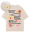 Almost Missed The Conversation Double Sided Unisex Washed Christian T-shirt Hoodie, Sweatshirt | CiraTrend.com (Image 1)
