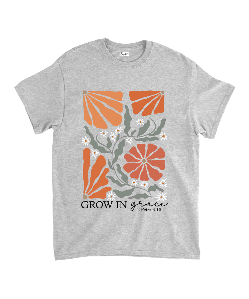 Grow Grace Cotton Christian T-Shirts, Hoodie, Sweatshirt