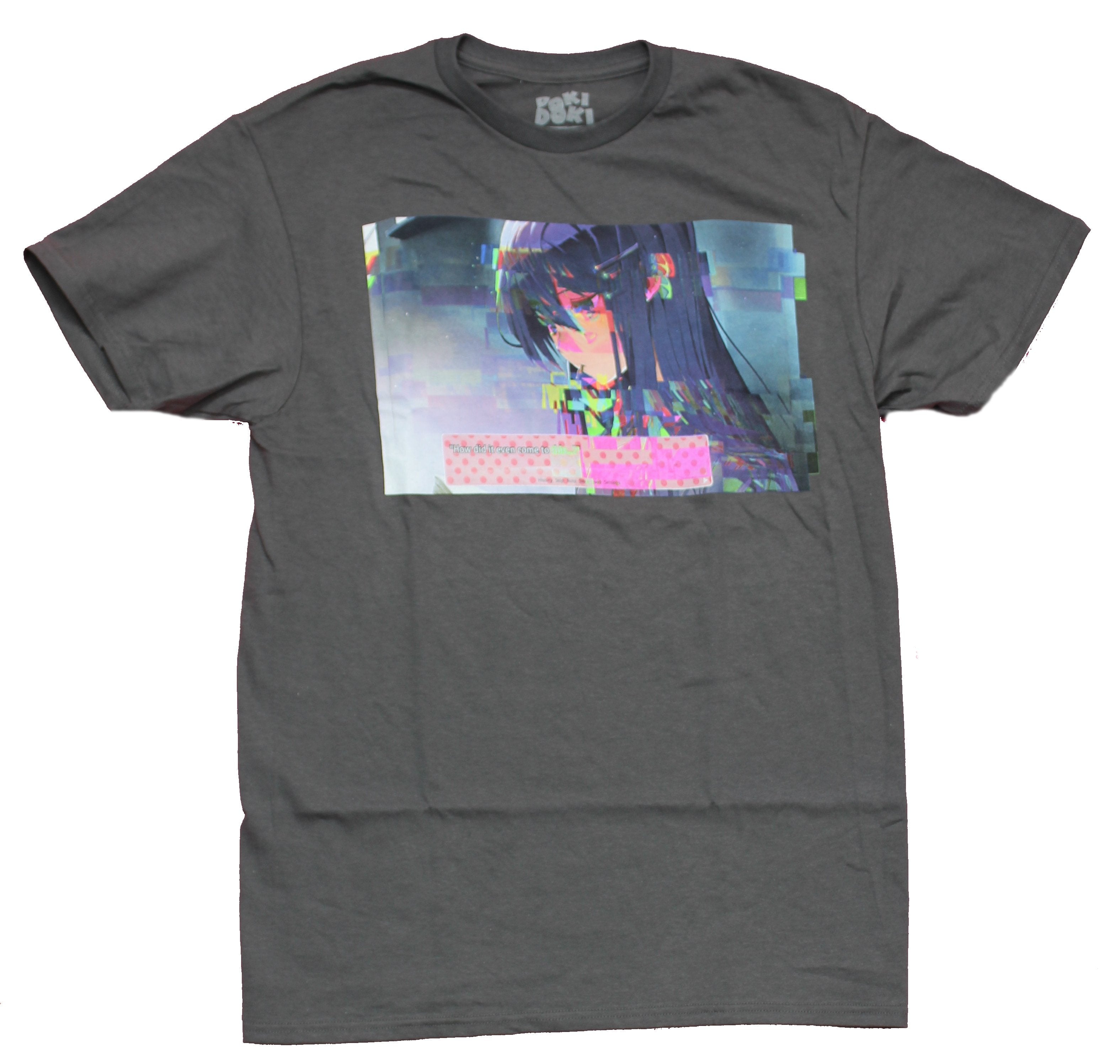 Doki Doki Literature Club Mens T-Shirt - Yuri - How Did It Even Come To This Hoodie, Sweatshirt | CiraTrend.com