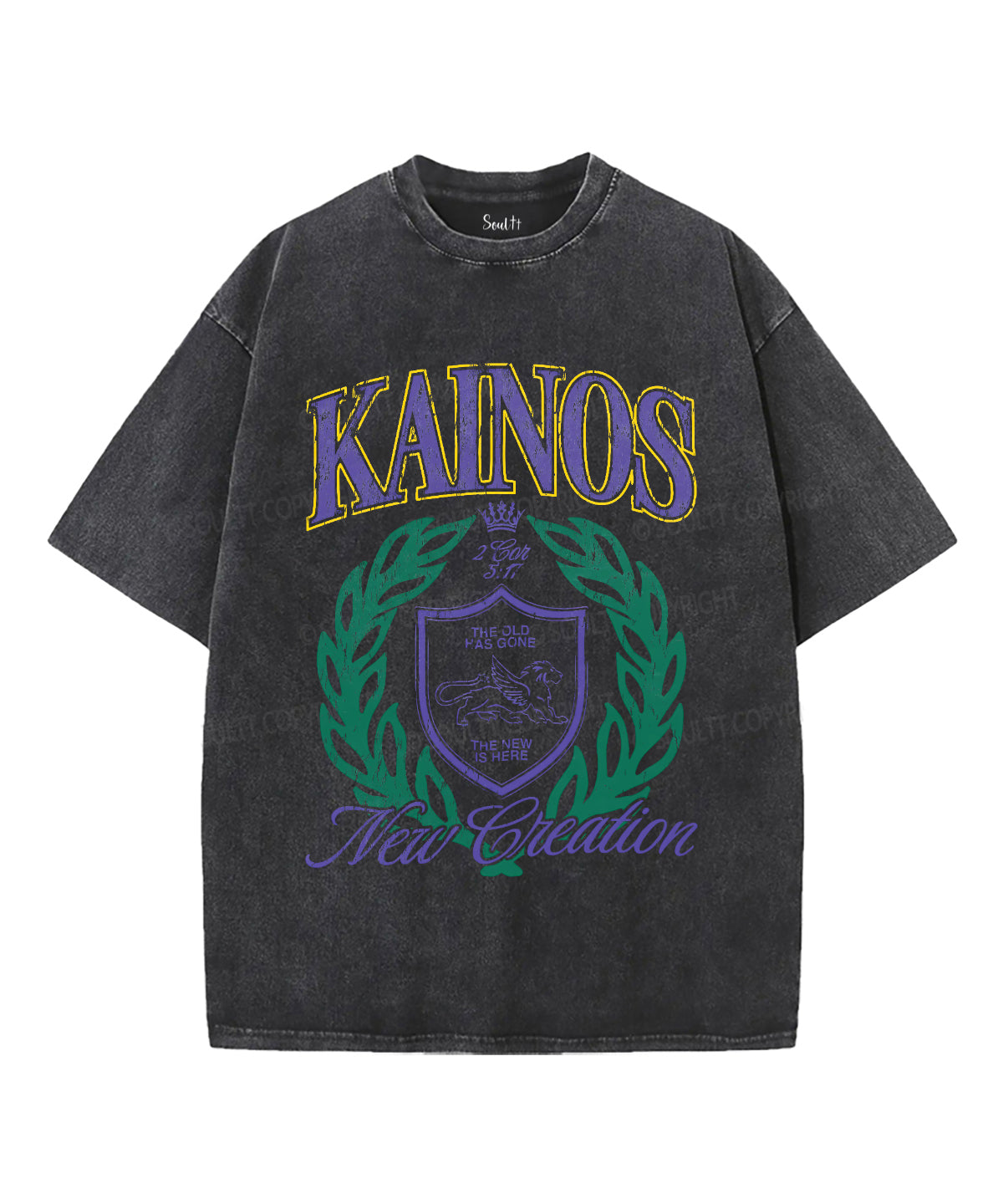 The Old Has Gone Unisex Washed Christian T-shirt Hoodie, Sweatshirt | CiraTrend.com (Image 2)