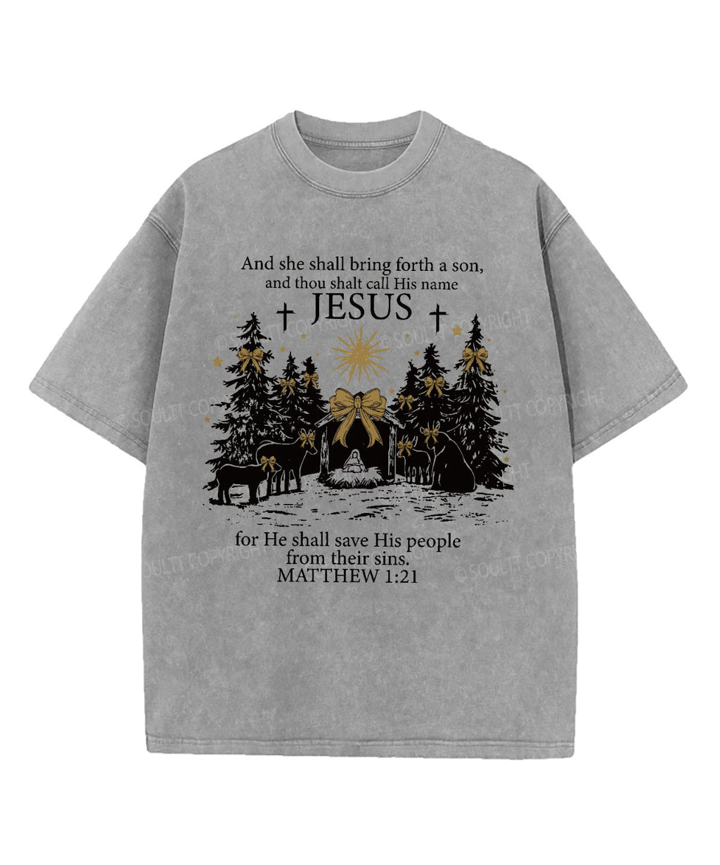 He Save His People Washed Christian T-Shirts, Hoodie, Sweatshirt