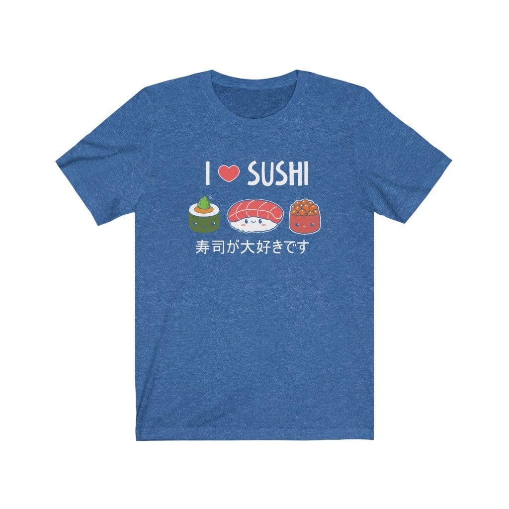 I Love Sushi Unisex Tee Hoodie, Sweatshirt | CiraTrend.com (Image 2)