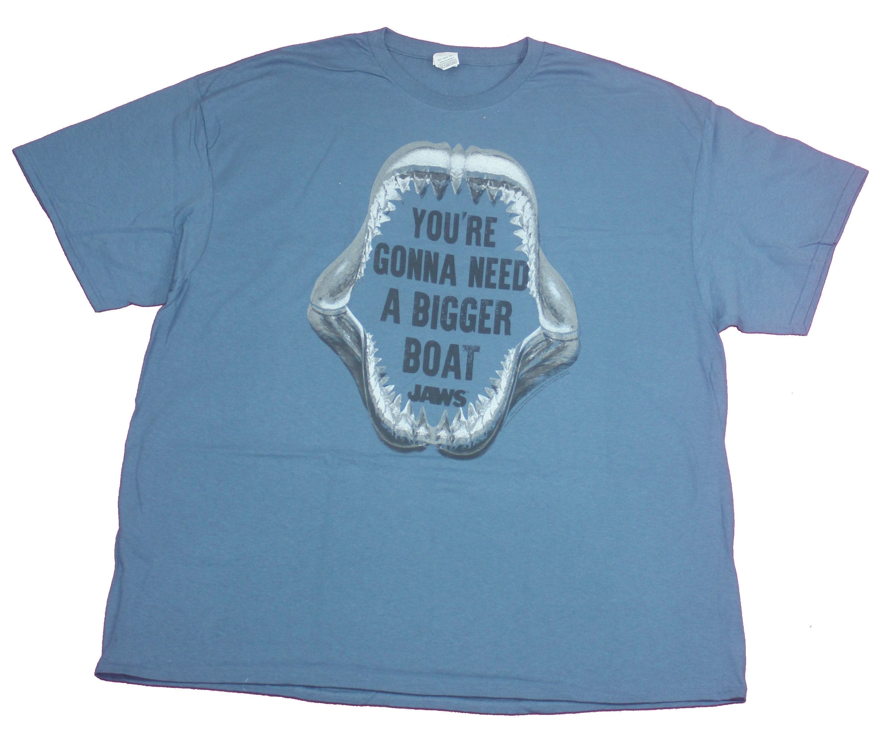Jaws Mens T-Shirt- You're Gonna Need A Bigger Boat Shark Teeth Image Hoodie, Sweatshirt | CiraTrend.com