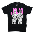 Jojo's Bizarre Adventure Mens T-Shirt -Grayscale Duo Below Hot Pink JOJO Hoodie, Sweatshirt | CiraTrend.com