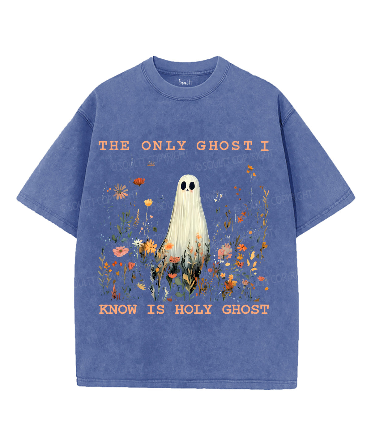 I Know Is Holy Ghost Unisex Washed Christian T-shirt Hoodie, Sweatshirt | CiraTrend.com (Image 4)