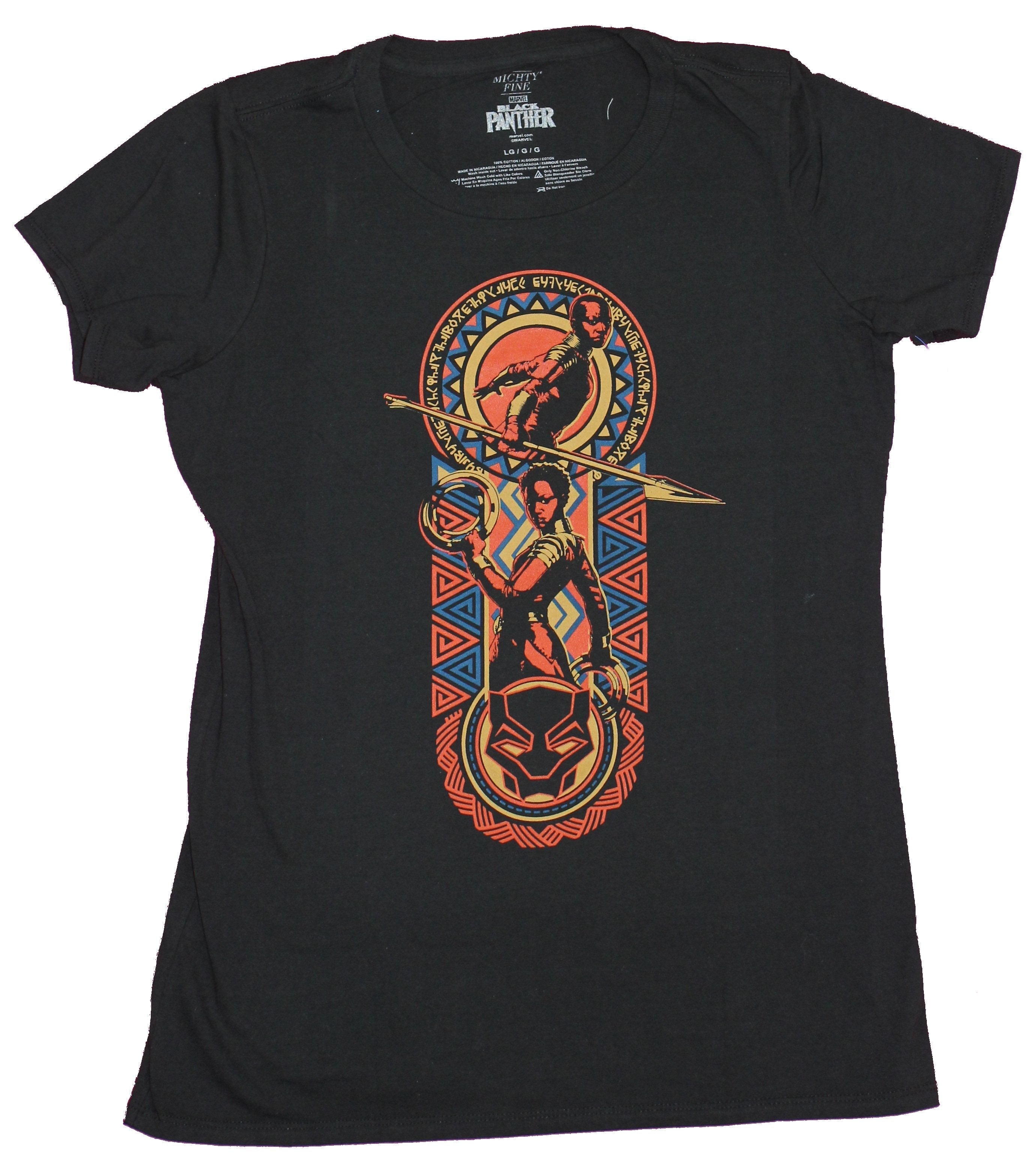 Black Panther Girls Juniors T-Shirt- Okoye & Nakia In Tribal Image Hoodie, Sweatshirt | CiraTrend.com