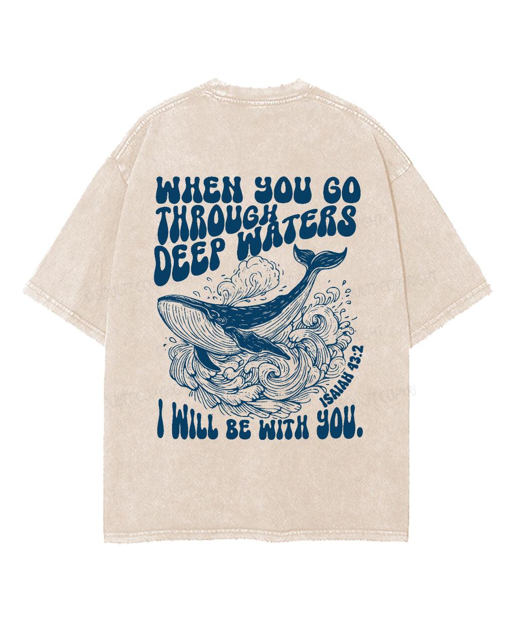 I Will Be With You Double Sided Unisex Washed Christian T-shirt Style001 Hoodie, Sweatshirt | CiraTrend.com (Image 3)