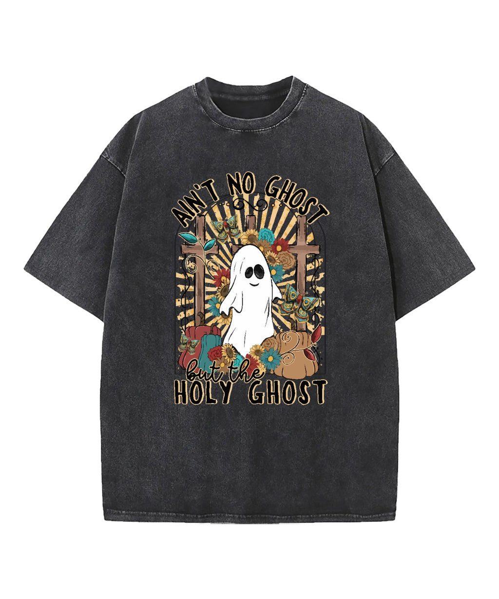 Ain't No Ghost Holy Ghost Washed Christian T-shirt Hoodie, Sweatshirt | CiraTrend.com (Image 2)