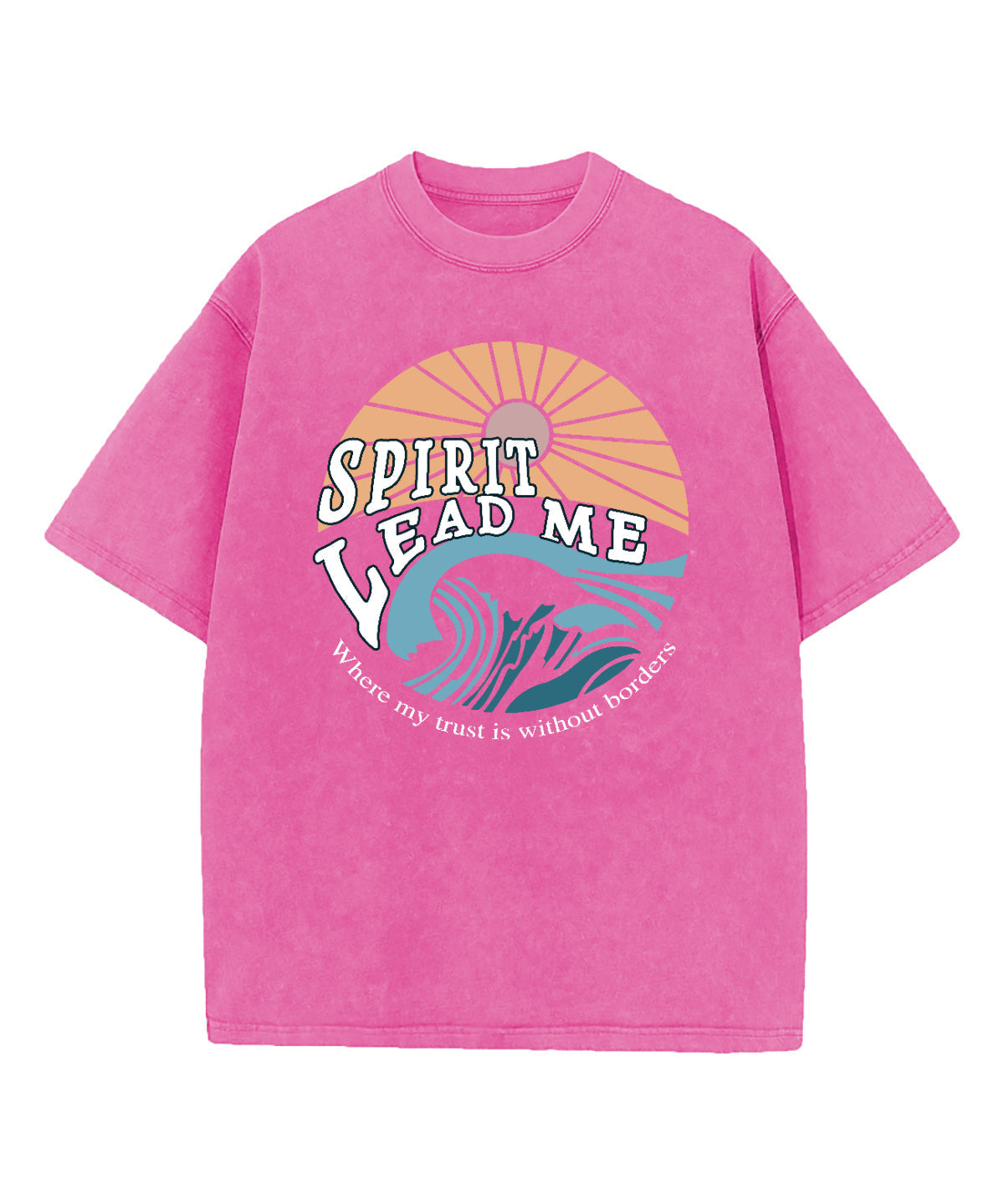 Spirit Lead Me Washed Christian T-shirt Hoodie, Sweatshirt | CiraTrend.com (Image 4)