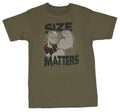 Popeye Mens T-Shirt  - Size Matters Popeye Big Gun Pose Image Hoodie, Sweatshirt | CiraTrend.com
