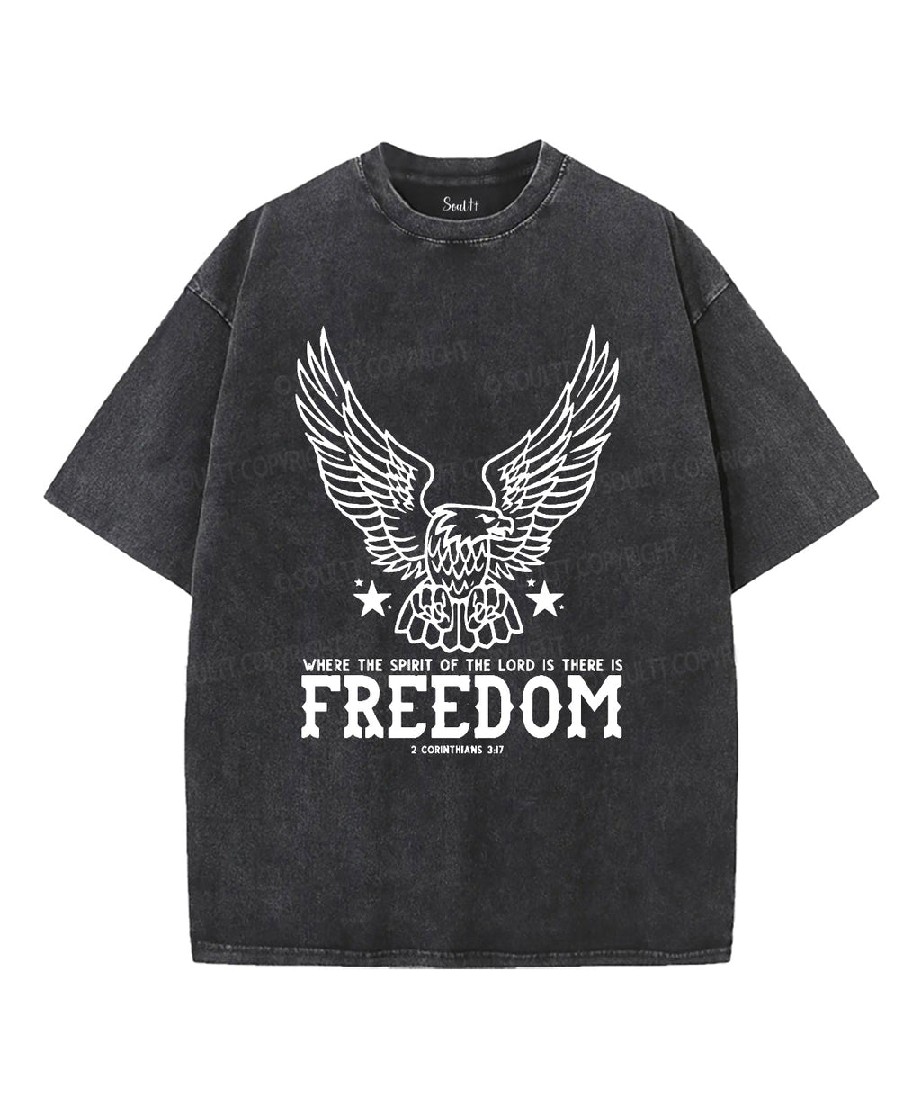 Where The Spirit Of The Lord Is Washed Christian T-shirt Hoodie, Sweatshirt | CiraTrend.com (Image 1)