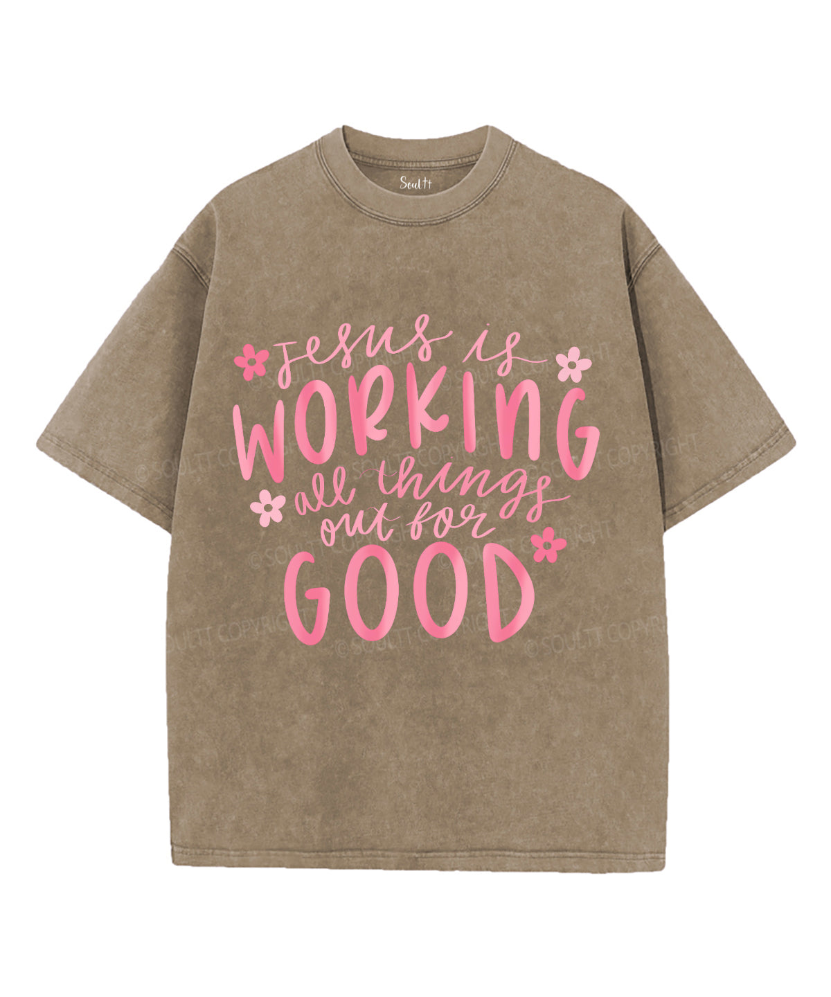 Jesus Is Working Washed Christian T-Shirts, Hoodie, Sweatshirt