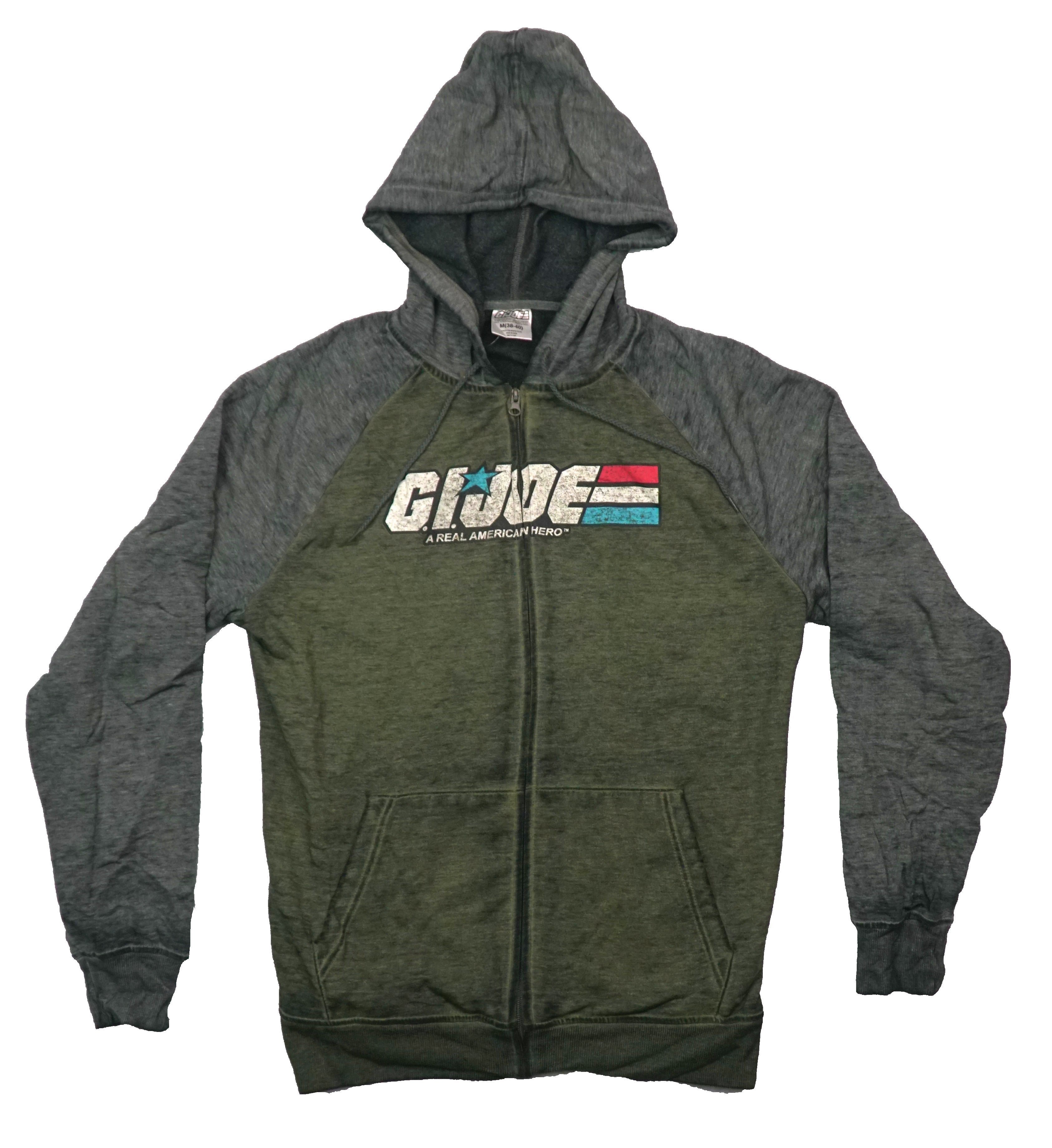 GI Joe Zip Up Mens Hoodie - Jacket A Real American Hero Logo T-Shirts, Sweatshirt | CiraTrend.com