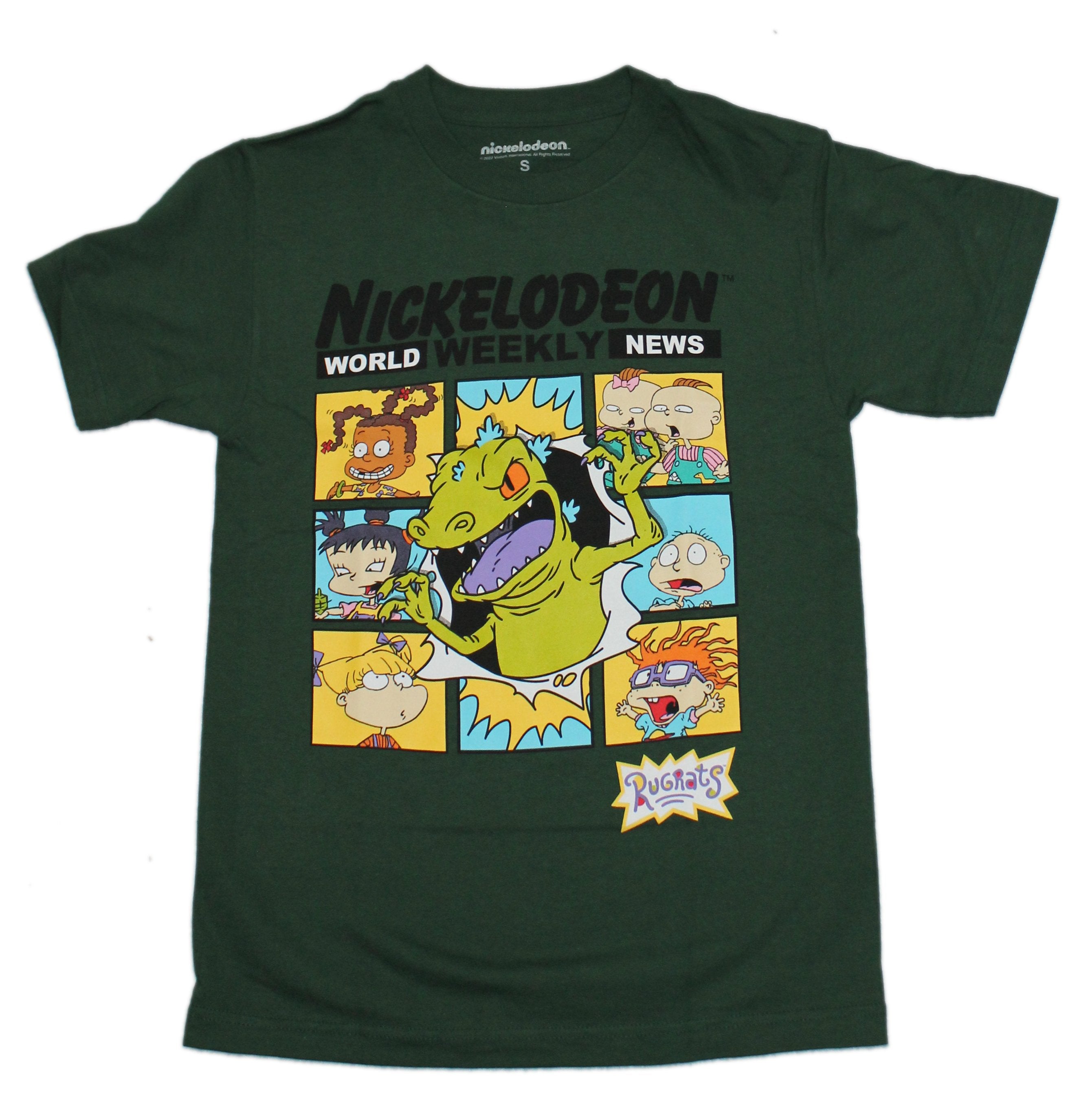 Rugrats Mens T-Shirt - World Weekly News Reptar Over Cast Hoodie, Sweatshirt | CiraTrend.com