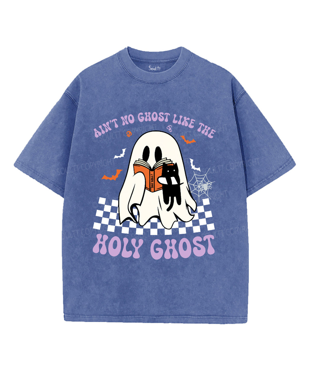 Aint No Ghost Unisex Washed Christian T-shirt Hoodie, Sweatshirt | CiraTrend.com (Image 4)