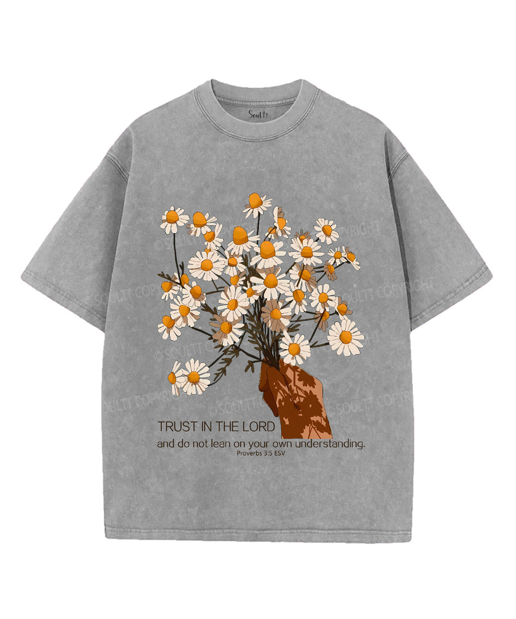 Trust In The Lord Unisex Washed Christian T-shirt Style002 Hoodie, Sweatshirt | CiraTrend.com (Image 4)