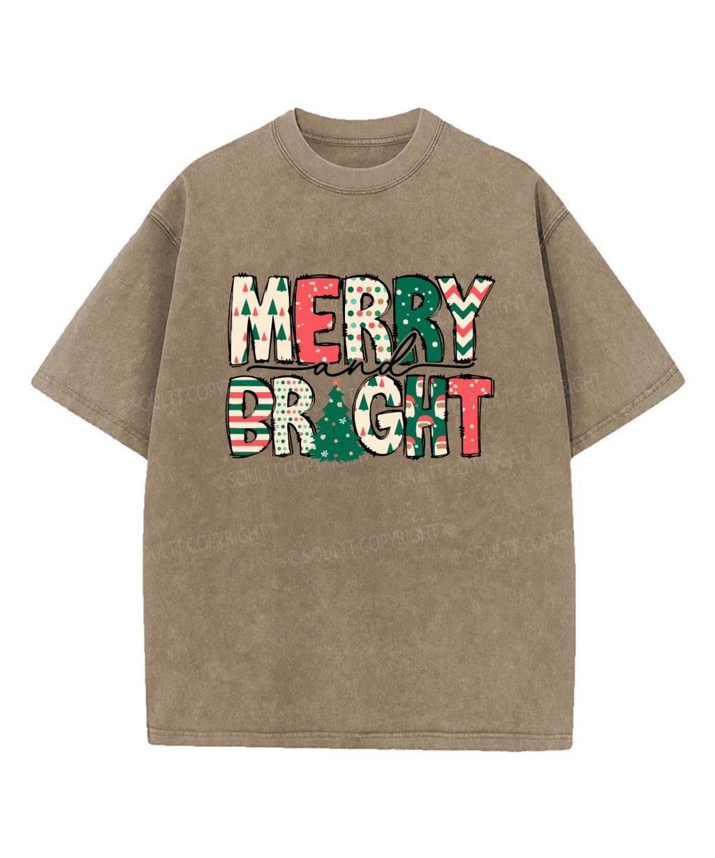 Merry And Bright Washed Christian T-shirt Style001 Hoodie, Sweatshirt | CiraTrend.com (Image 5)