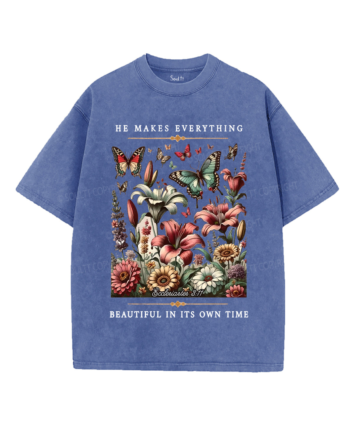He Makes Everything Washed Christian T-Shirts, Hoodie, Sweatshirt