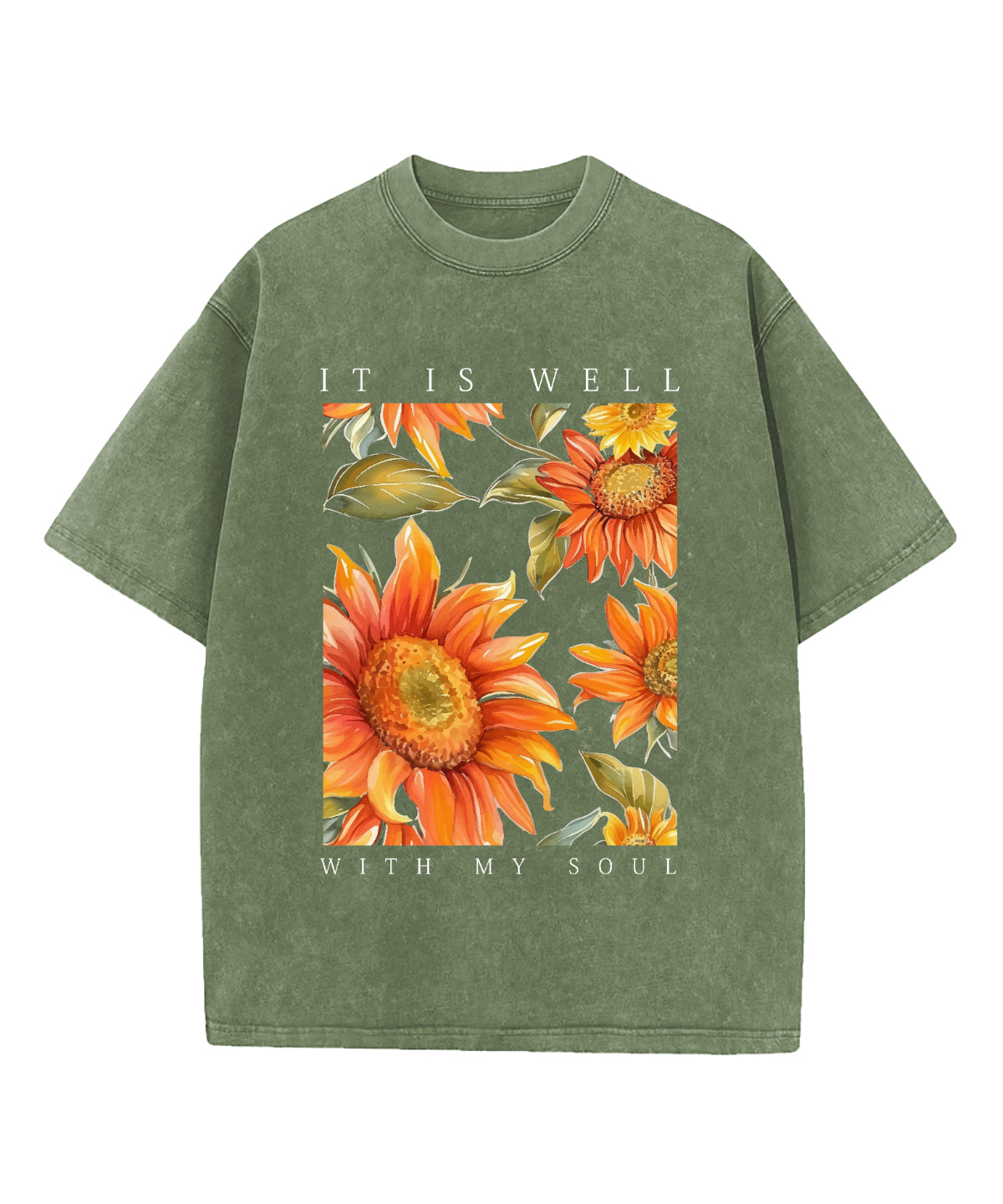 It Is Well With My Soul Washed Christian T-shirt Style010 Hoodie, Sweatshirt | CiraTrend.com (Image 1)