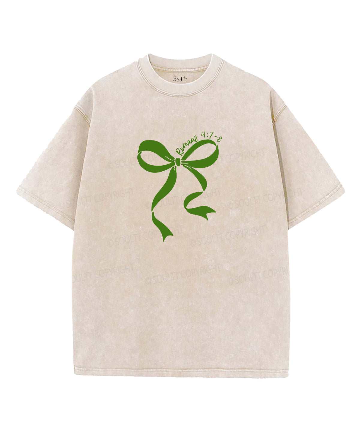 Not Lucky Simply Blessed Double Sided Unisex Washed Christian T-shirt Hoodie, Sweatshirt | CiraTrend.com (Image 2)
