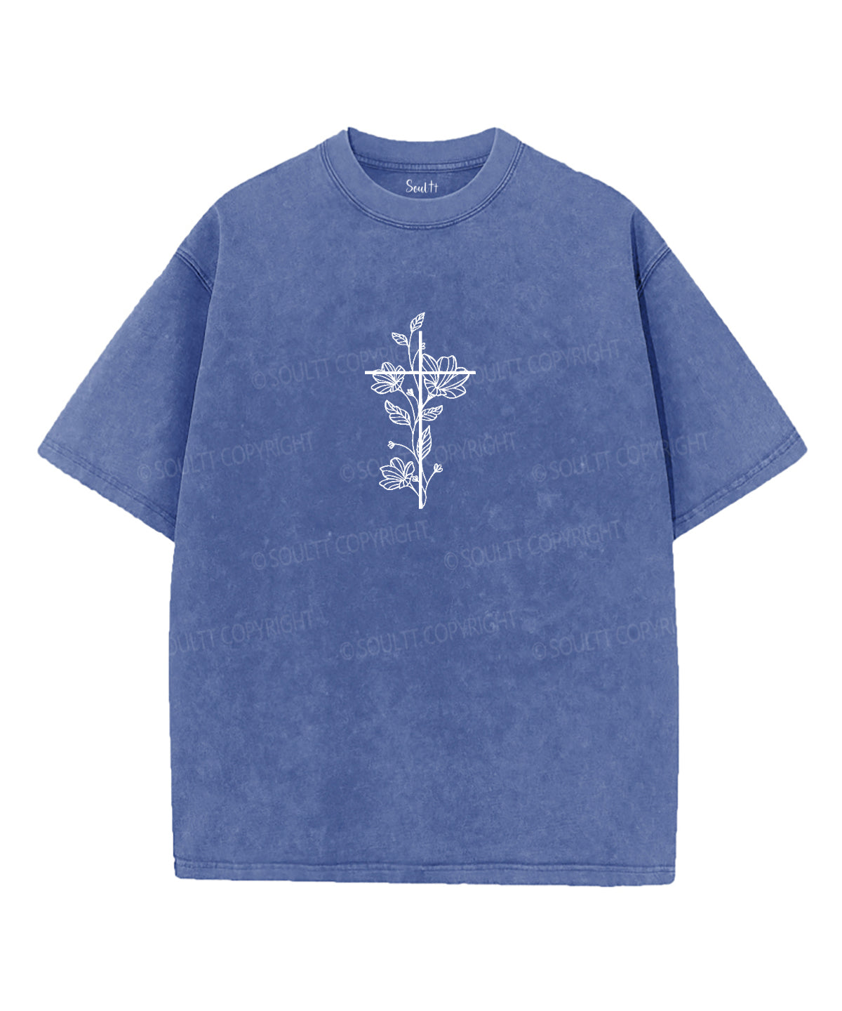 Good News Unisex Washed Christian T-shirt Hoodie, Sweatshirt | CiraTrend.com (Image 4)