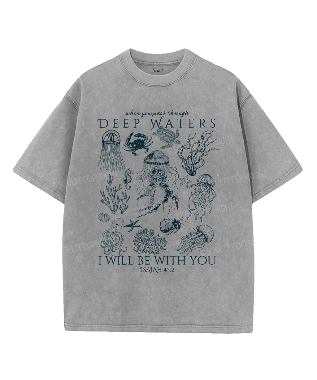 I Will Be With You Unisex Washed Christian T-shirt Style001 Hoodie, Sweatshirt | CiraTrend.com (Image 3)