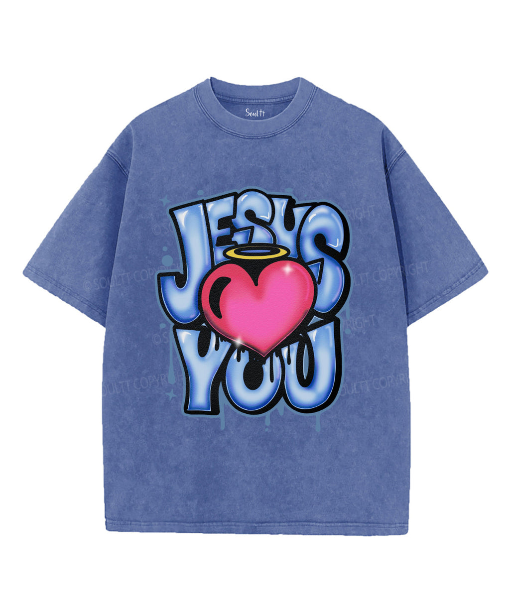 Jesus Love You Washed Christian T-shirt Style002 Hoodie, Sweatshirt | CiraTrend.com (Image 2)