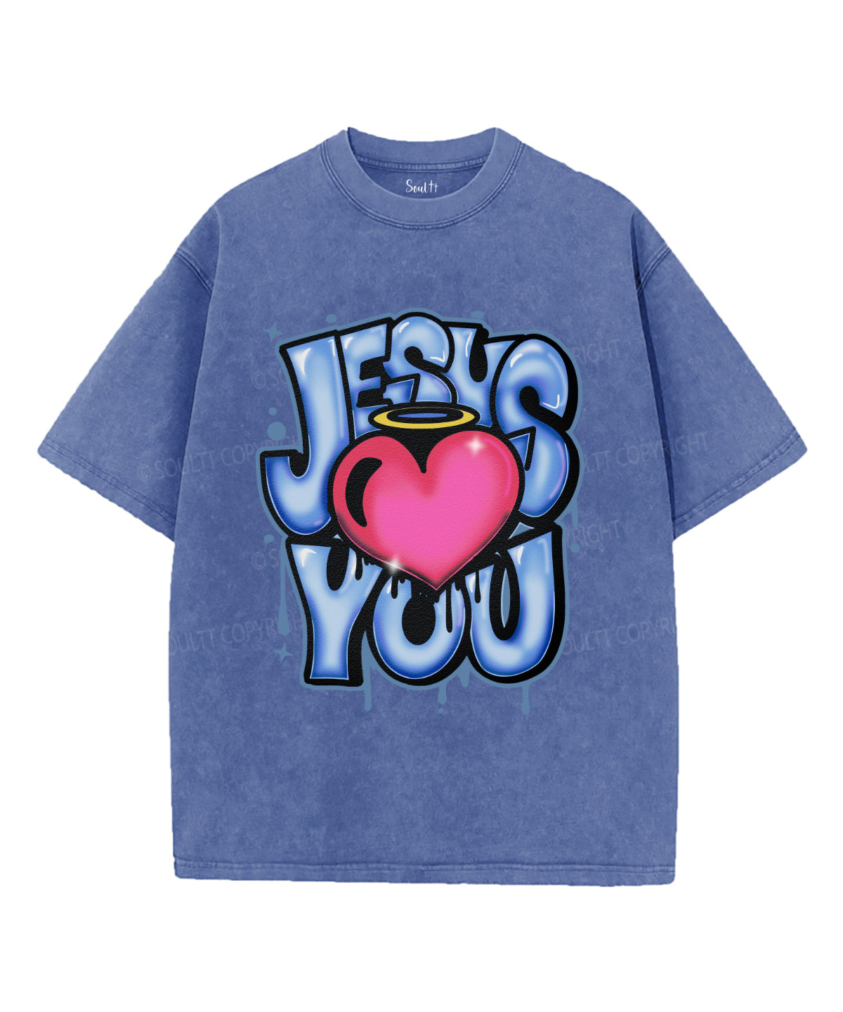 Jesus Love You Washed Christian T-shirt Style002 Hoodie, Sweatshirt | CiraTrend.com (Image 2)
