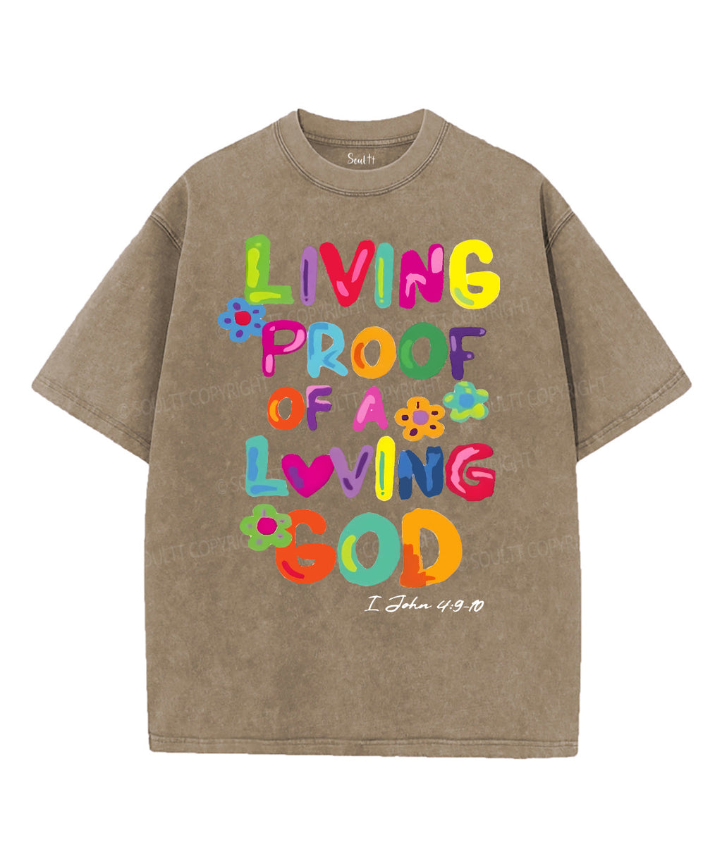 Loving God Unisex Washed Christian T-shirt Hoodie, Sweatshirt | CiraTrend.com (Image 3)