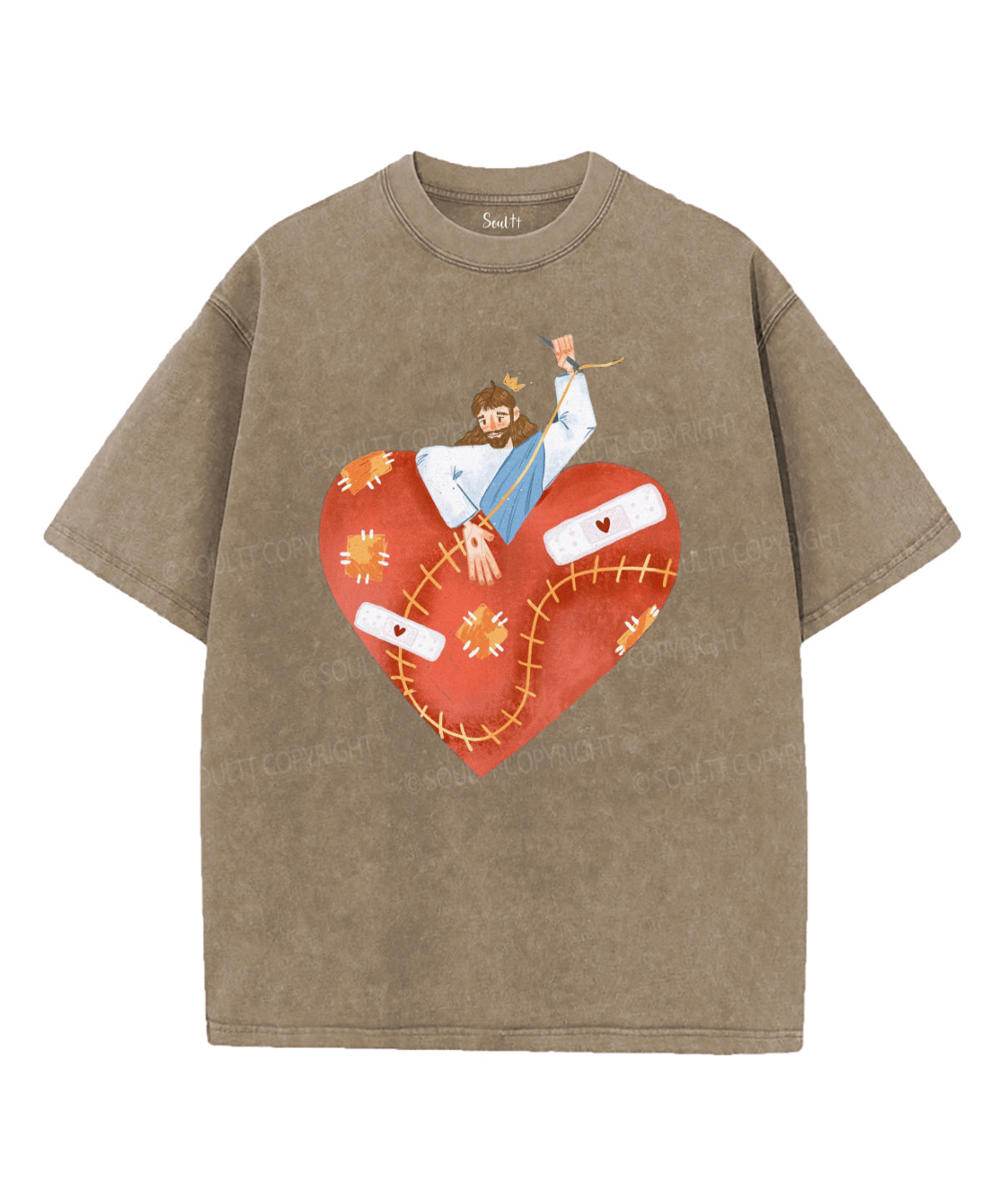 Jesus Heals Washed Christian T-shirt Style004 Hoodie, Sweatshirt | CiraTrend.com (Image 5)