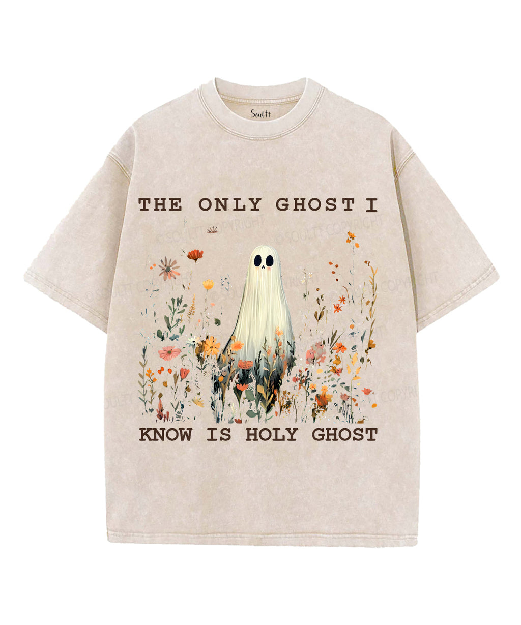 I Know Is Holy Ghost Unisex Washed Christian T-shirt Hoodie, Sweatshirt | CiraTrend.com (Image 5)