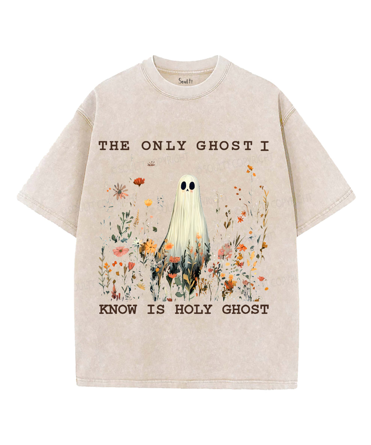 I Know Is Holy Ghost Unisex Washed Christian T-shirt Hoodie, Sweatshirt | CiraTrend.com (Image 5)
