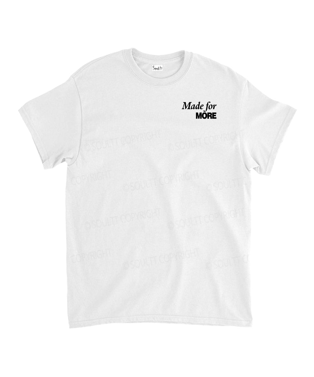 Made For More Double Sided Unisex Cotton Christian T-Shirt Hoodie, Sweatshirt | CiraTrend.com (Image 2)