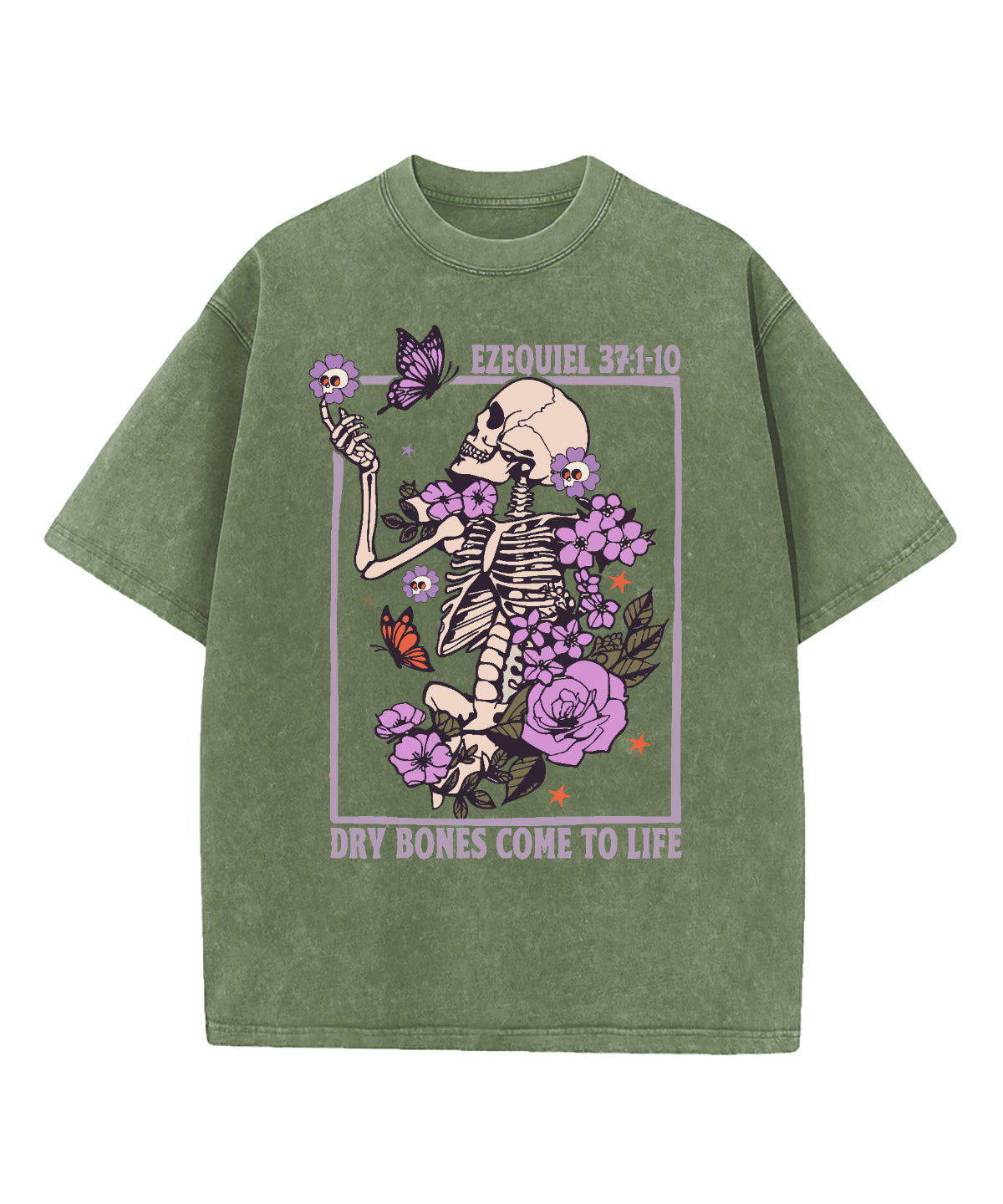Dry Bones Come To Life Spanish Washed Christian T-shirt Hoodie, Sweatshirt | CiraTrend.com (Image 3)
