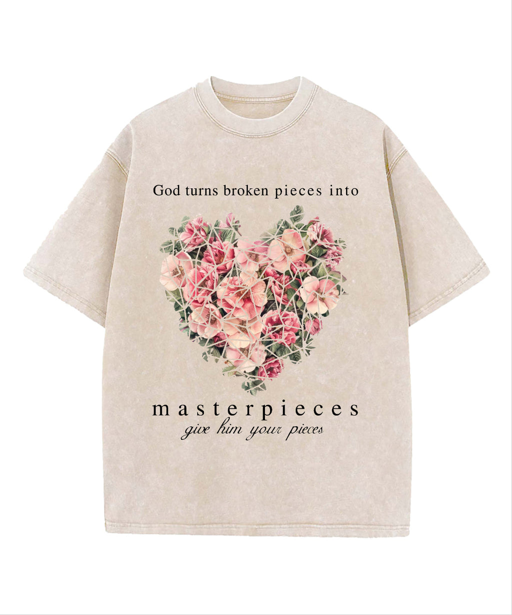 God Turns Broken Washed Christian T-Shirts, Hoodie, Sweatshirt