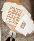 Faith Over Fear Double Sided Cotton Christian T-Shirts, Hoodie, Sweatshirt