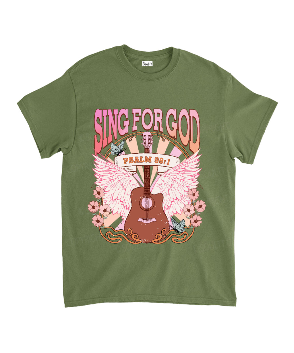Sing For God Unisex Cotton Christian T-Shirt Hoodie, Sweatshirt | CiraTrend.com (Image 5)