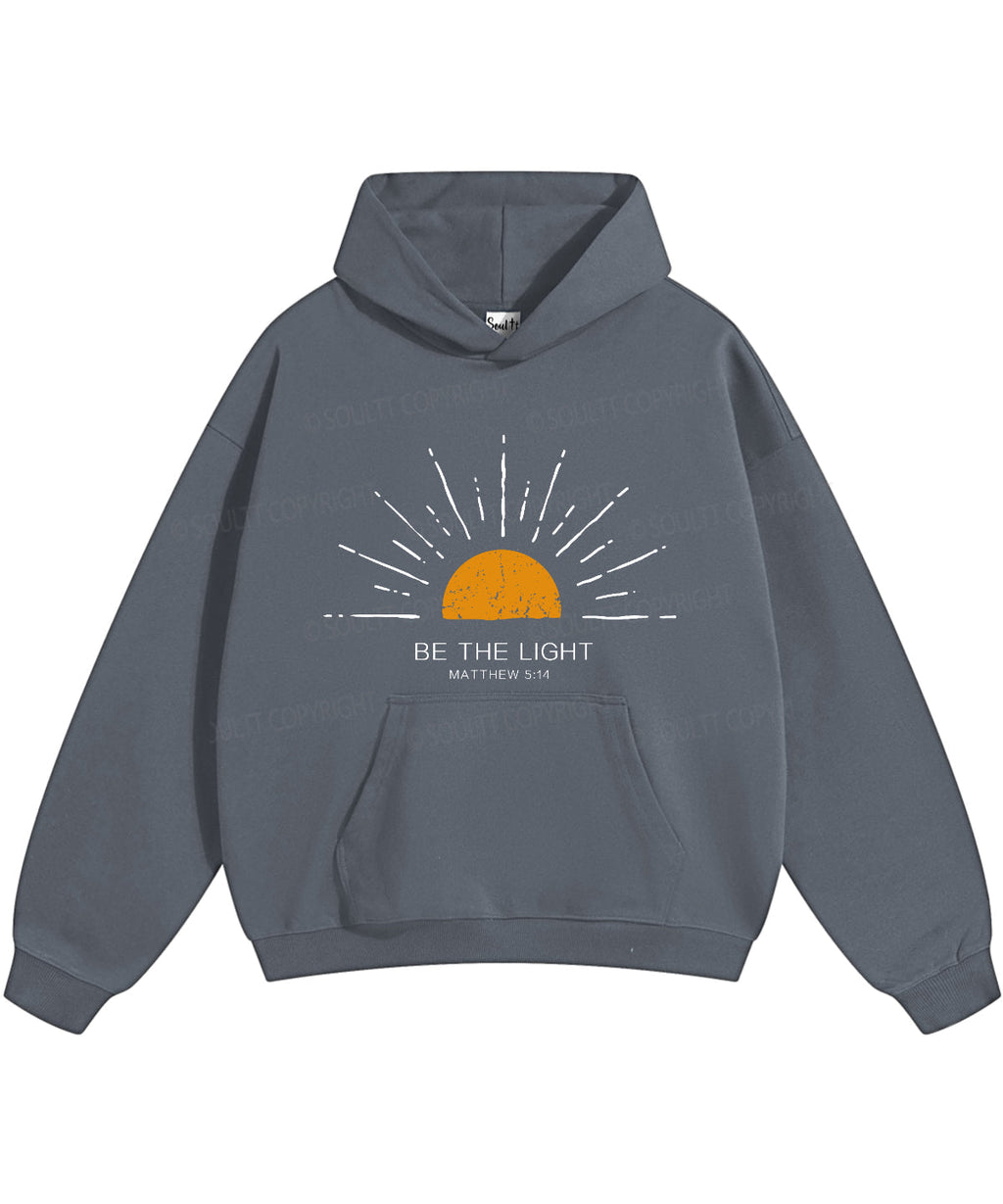 Be The Light Cotton Christian Hoodie T-Shirts, Sweatshirt | CiraTrend.com (Image 3)