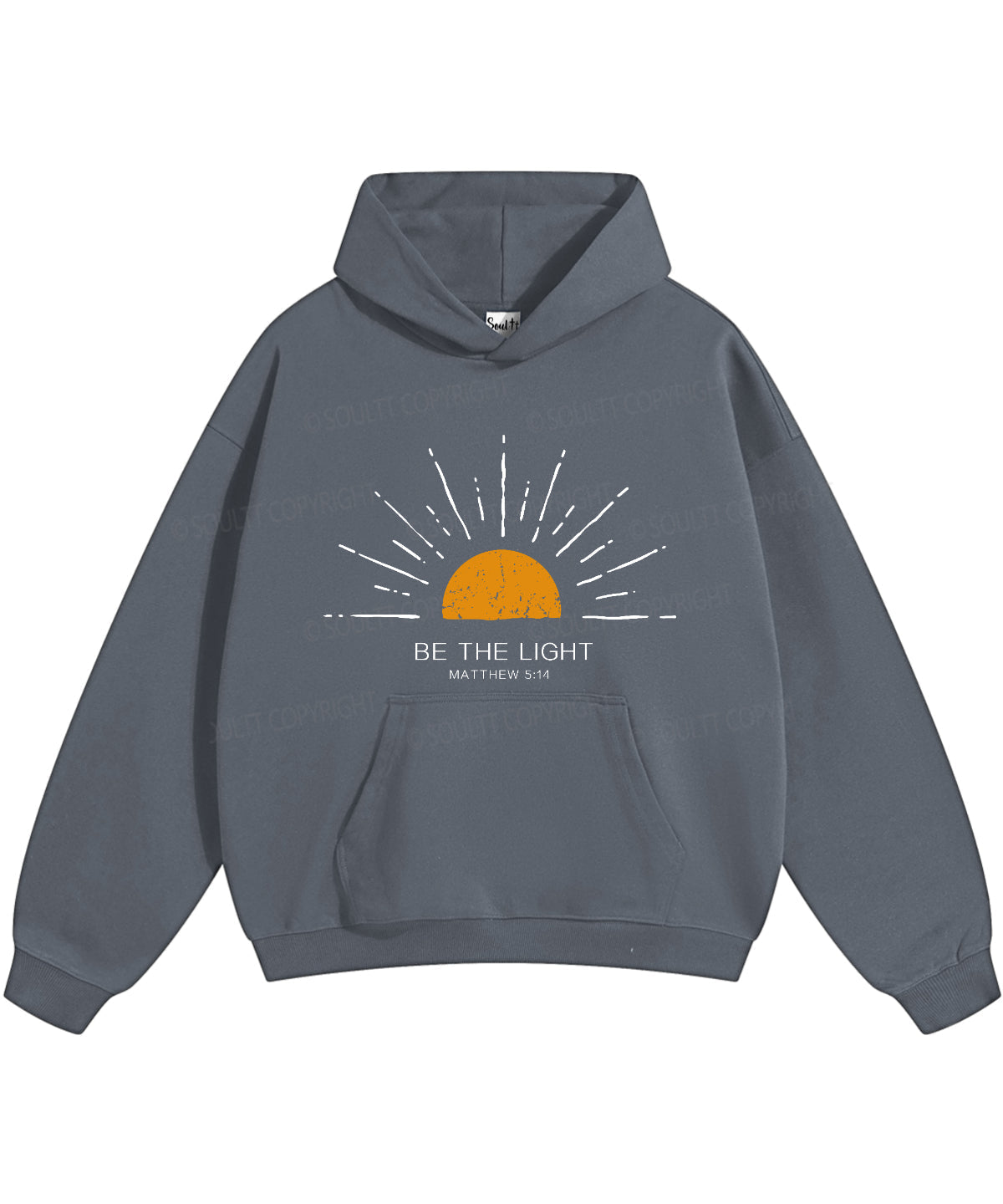 Be The Light Cotton Christian Hoodie T-Shirts, Sweatshirt | CiraTrend.com (Image 3)