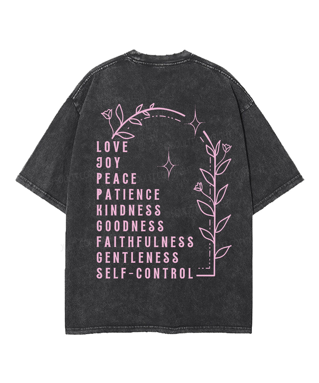 Fruit Of The Spirit Double Sided Unisex Washed Christian T-shirt Style016 Hoodie, Sweatshirt | CiraTrend.com (Image 5)