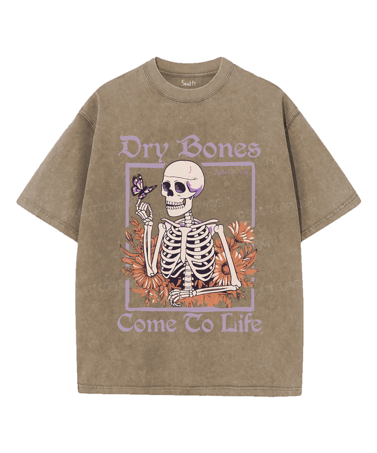 Dry Bones Come To Life Unisex Washed Christian T-shirt Style001 Hoodie, Sweatshirt | CiraTrend.com (Image 5)