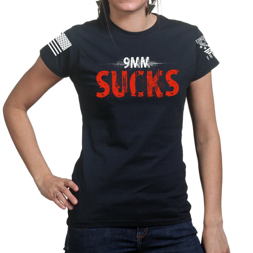 9mm Sucks Ladies T-shirt