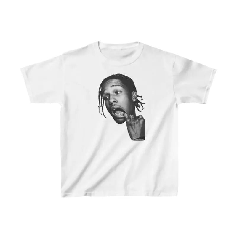 A$AP Rocky Graphic Tee, Hip-Hop Artist Shirt, Retro Style Streetwear, Music Fan Apparel, Urban Fashion, Unisex T-Shirt, Menswear Womenswear Top