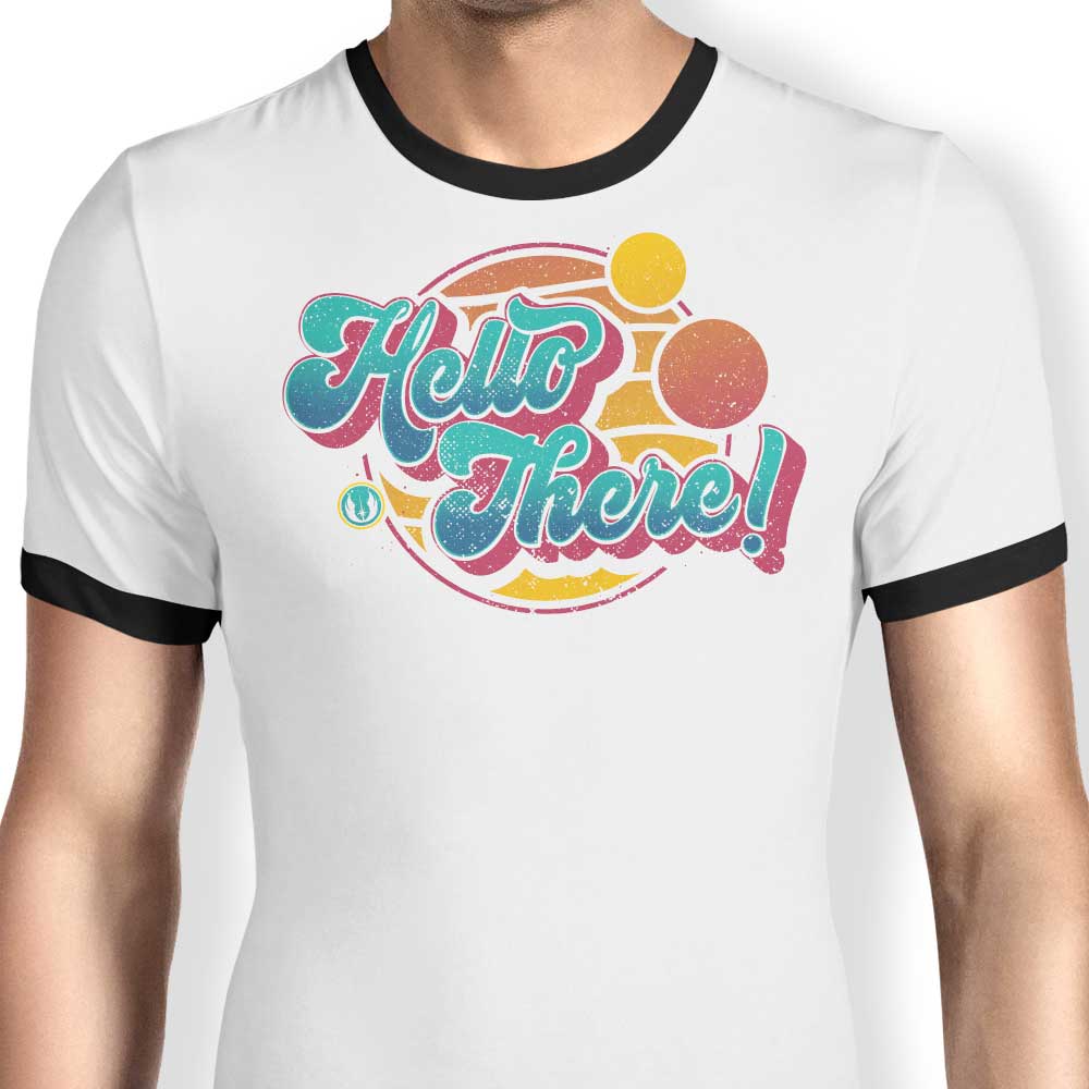 A Bold Greeting - Ringer T-Shirt Hoodie, Sweatshirt | CiraTrend.com (Image 1)