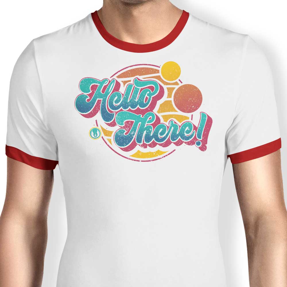 A Bold Greeting - Ringer T-Shirt Hoodie, Sweatshirt | CiraTrend.com (Image 3)