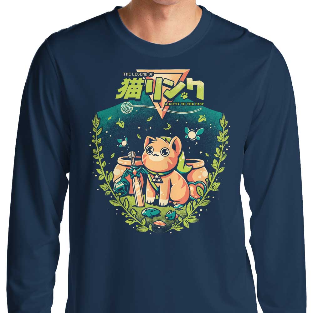 A Cat to the Past - Long Sleeve T-Shirt Hoodie, Sweatshirt | CiraTrend.com (Image 1)
