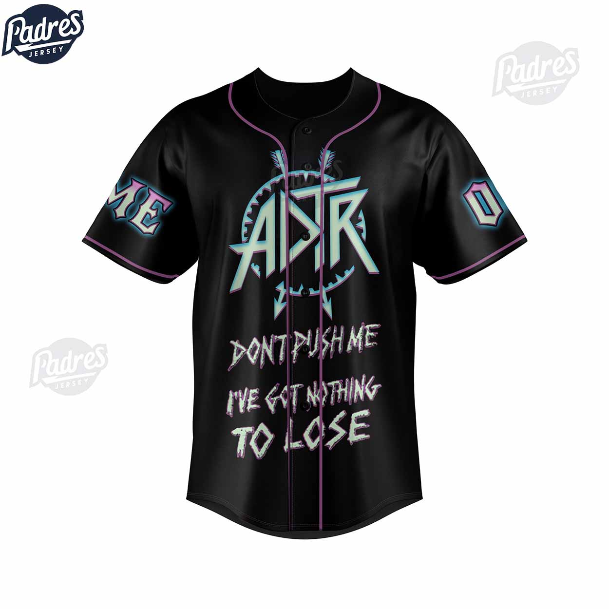 A Day To Remember Right Back At It Again Custom Baseball Jersey Shirt - Padres Jersey Oasis: Elevate Your Baseball Style Game