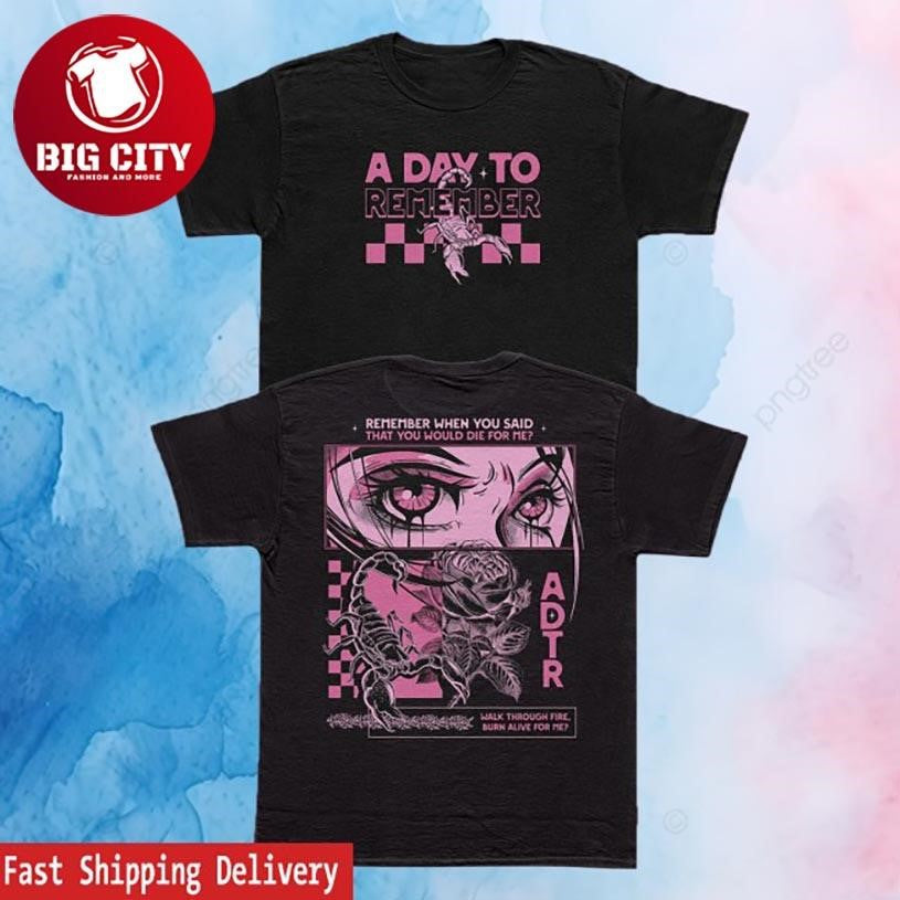 A Day To Remember Scorpion Two Sided Shirt