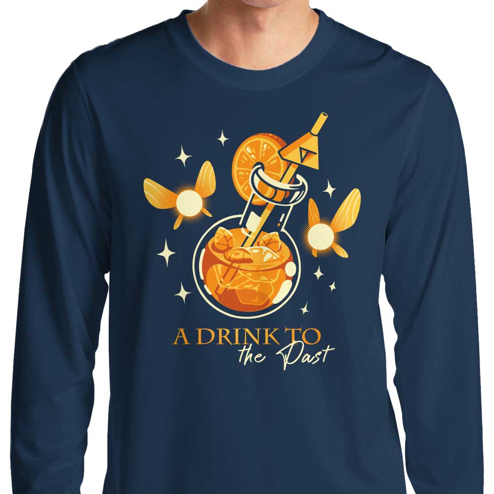 A Drink to the Past - Long Sleeve T-Shirt Hoodie, Sweatshirt | CiraTrend.com (Image 3)