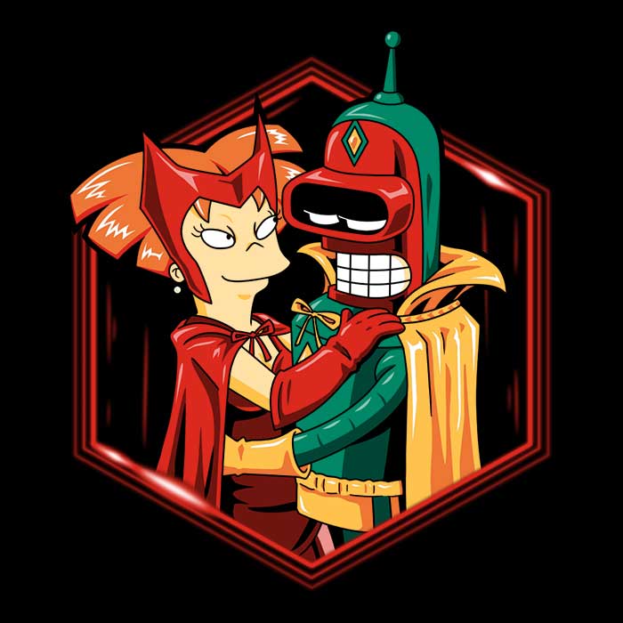A Futuristic Couple - Men's Apparel T-Shirts, Hoodie, Sweatshirt | CiraTrend.com (Image 2)